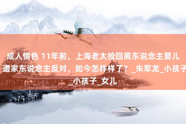 成人情色 11年前，上海老太捡回黑东说念主婴儿养大，遭家东说念主反对，如今怎样样了？_朱军龙_小孩子_女儿
