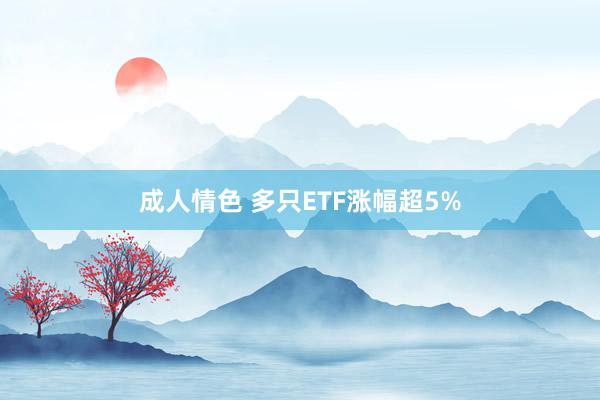 成人情色 多只ETF涨幅超5%