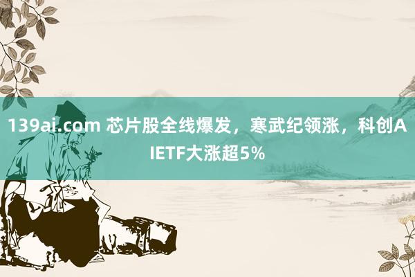 139ai.com 芯片股全线爆发，寒武纪领涨，科创AIETF大涨超5%