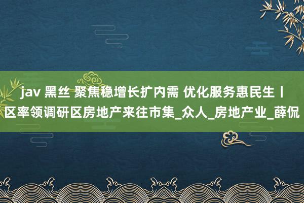 jav 黑丝 聚焦稳增长扩内需 优化服务惠民生丨区率领调研区房地产来往市集_众人_房地产业_薛侃